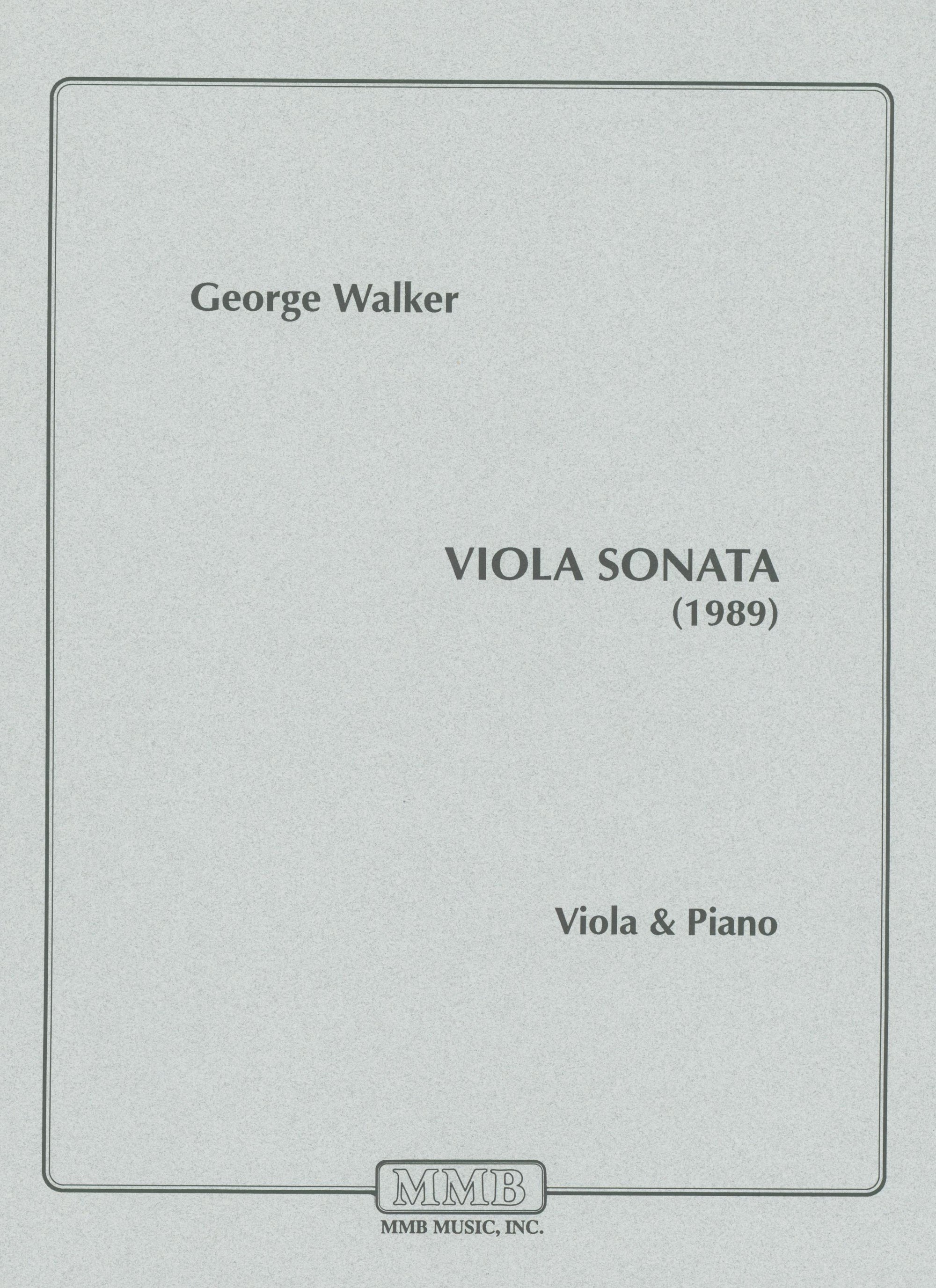 Walker: Viola Sonata