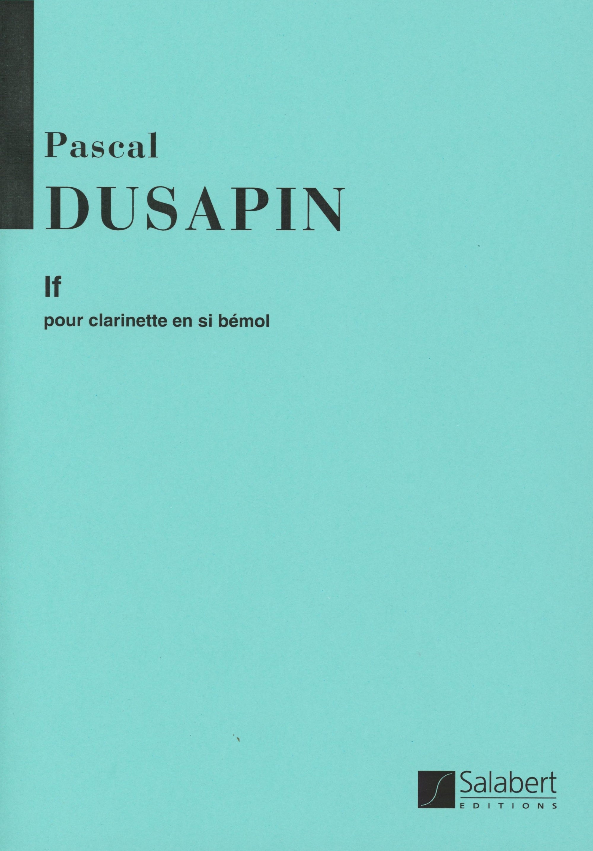 Dusapin: If (1984)