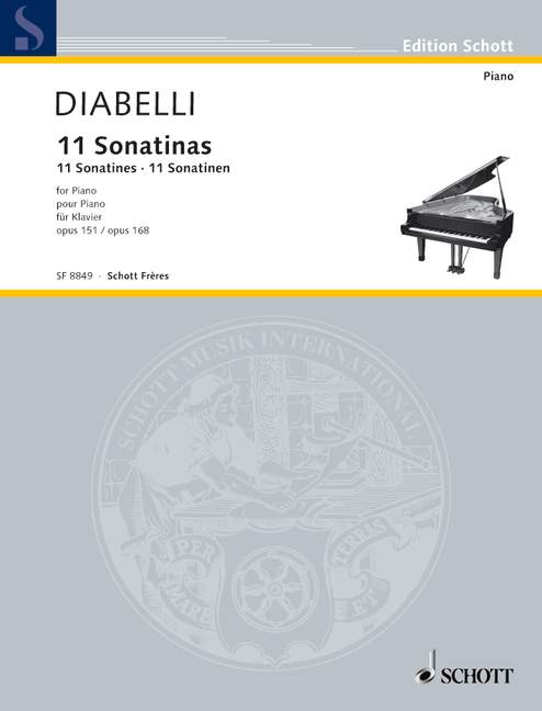 Diabelli: 11 Sonatinas, Opp. 151 & 168