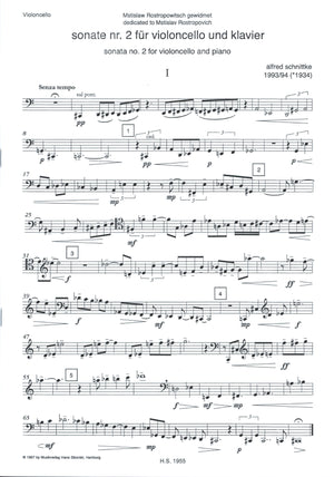 Schnittke: Cello Sonata No. 2 and Improvisation for Solo Cello