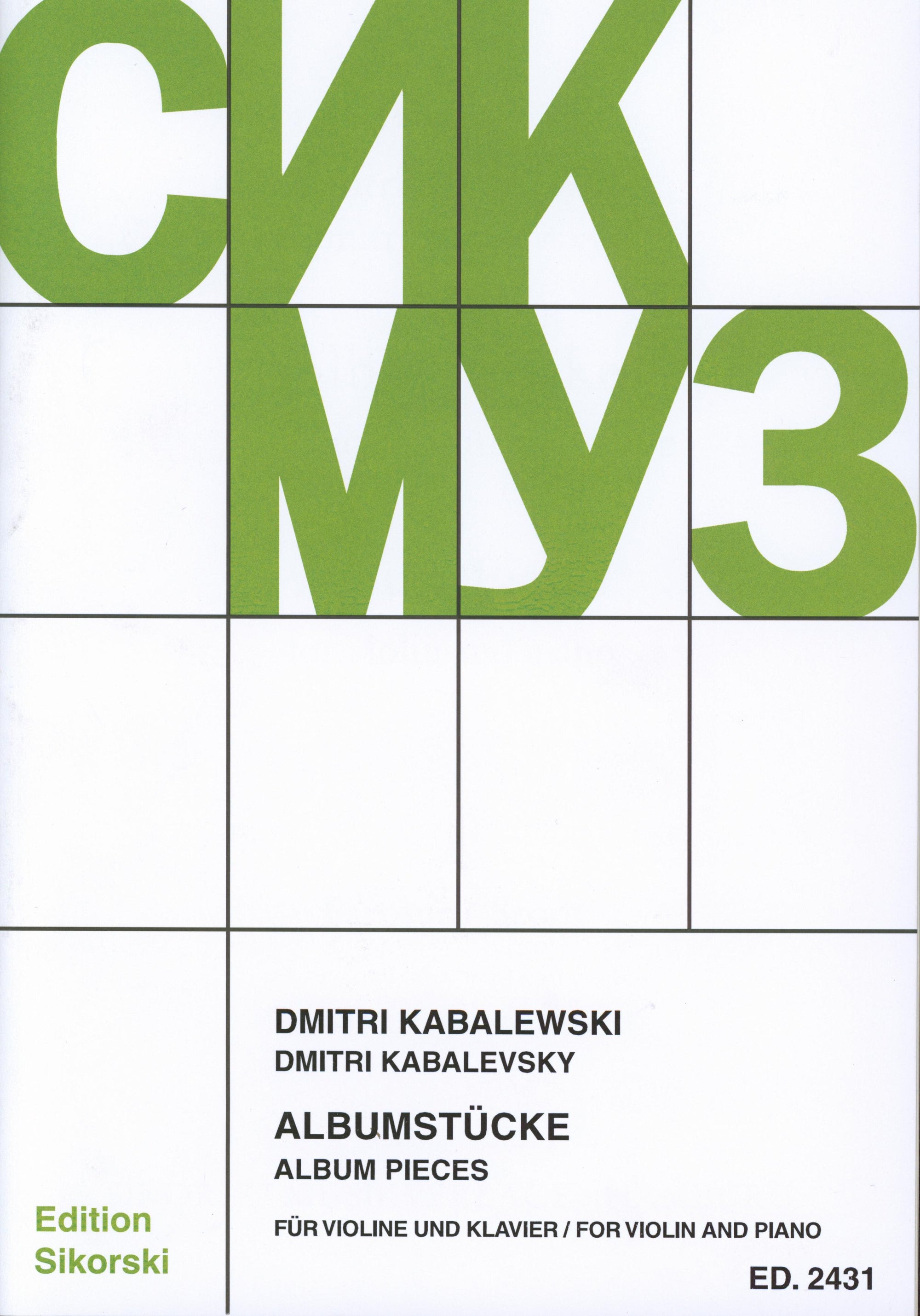 Kabalevsky: Album Pieces