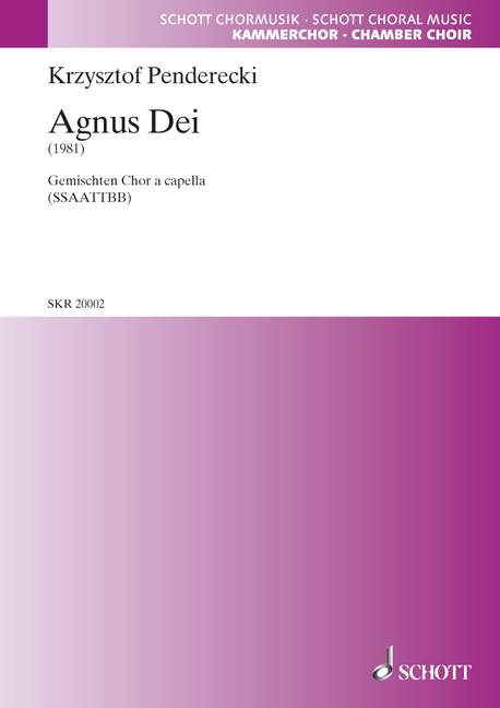 Penderecki: Agnus Dei from the Polish Requiem