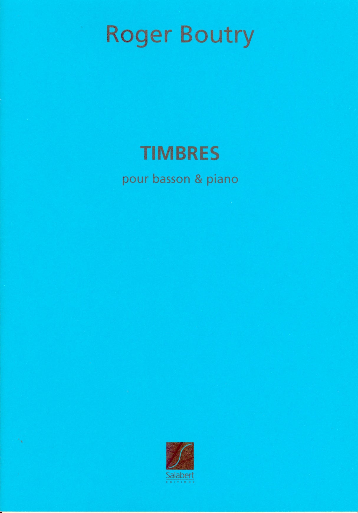 Boutry: Timbres
