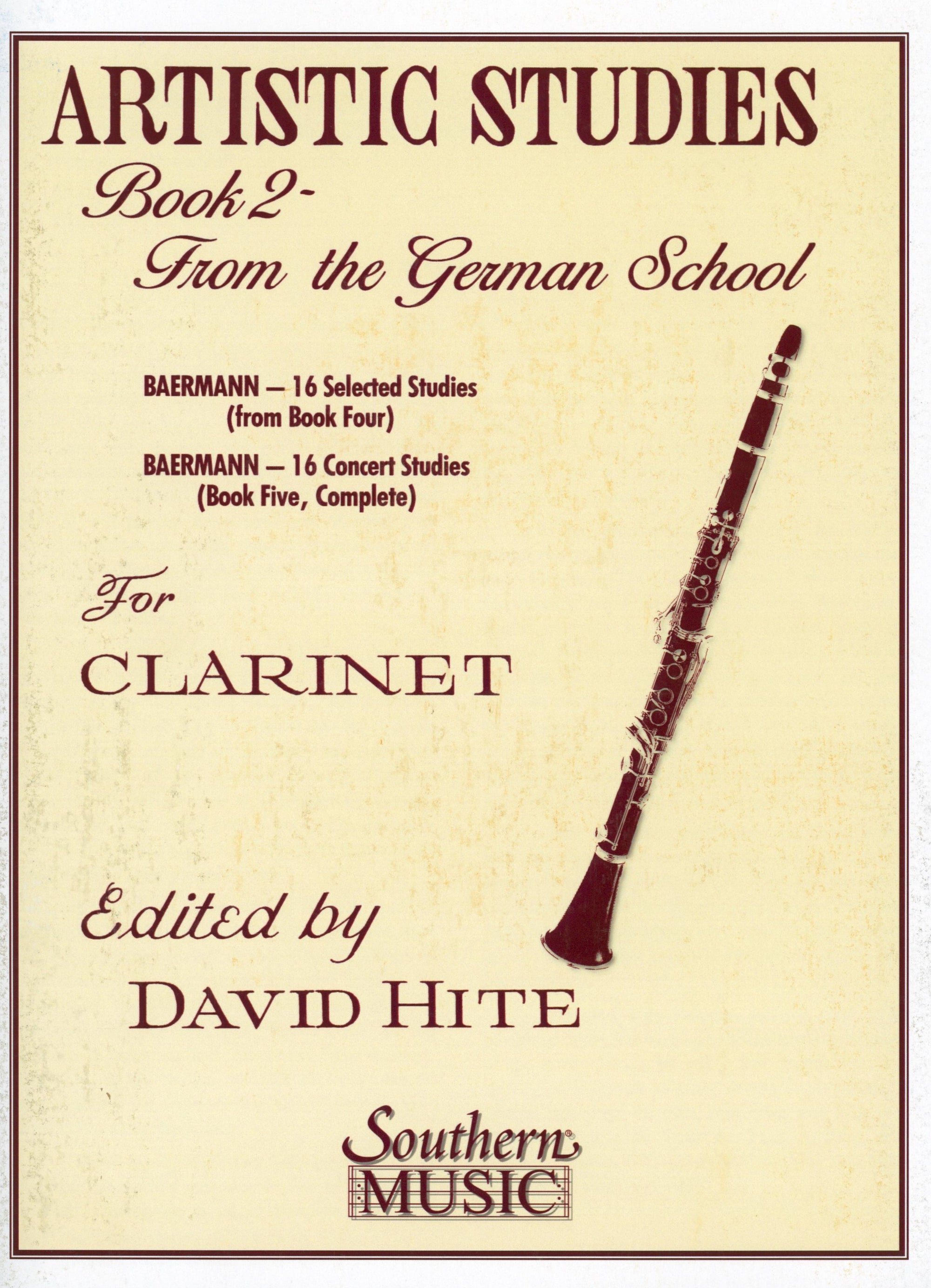 Artistic Studies for Clarinet - Book 2