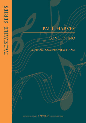 Harvey: Concertino for Soprano Sax & Piano