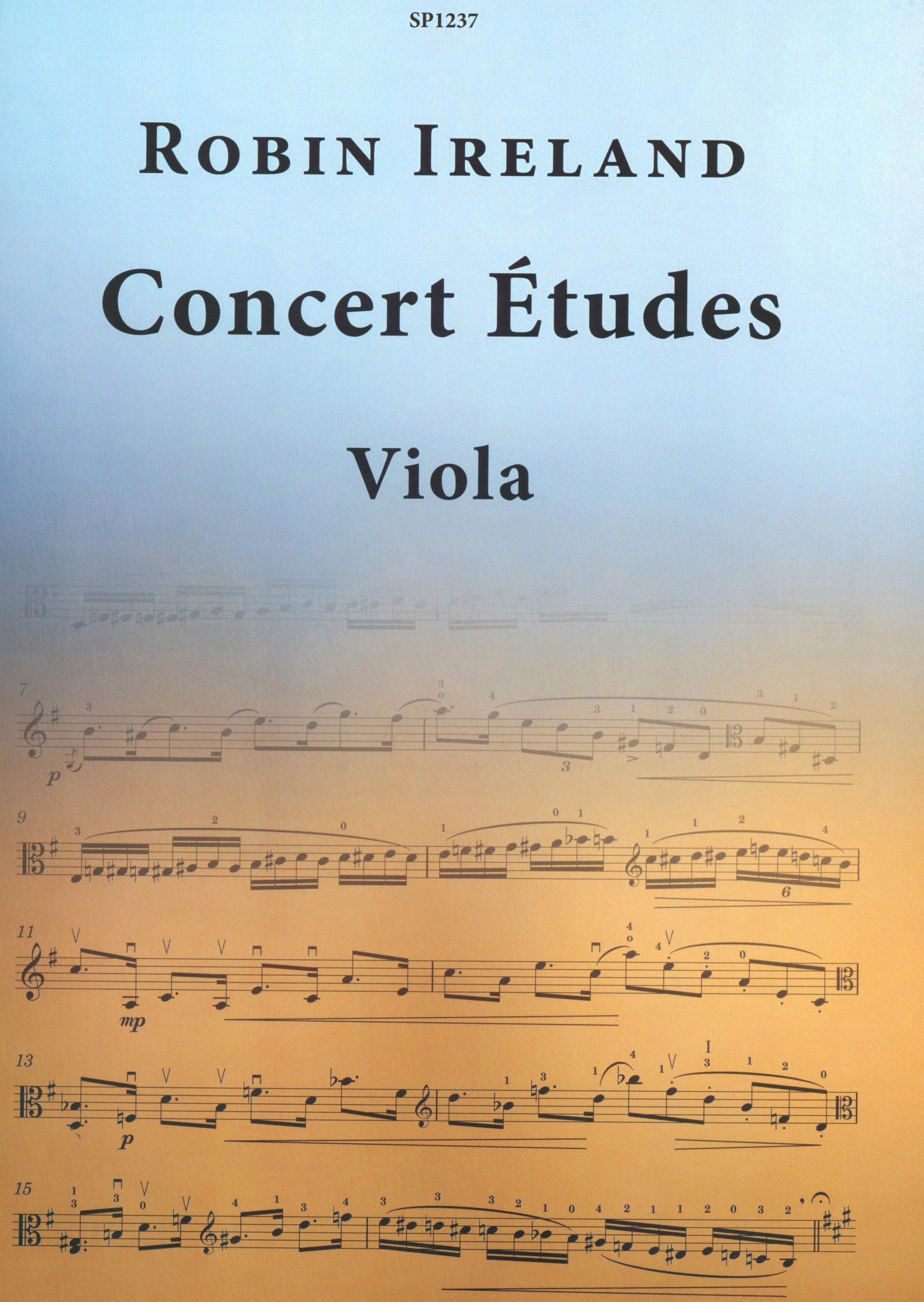 R. Ireland: Concert Études for Viola