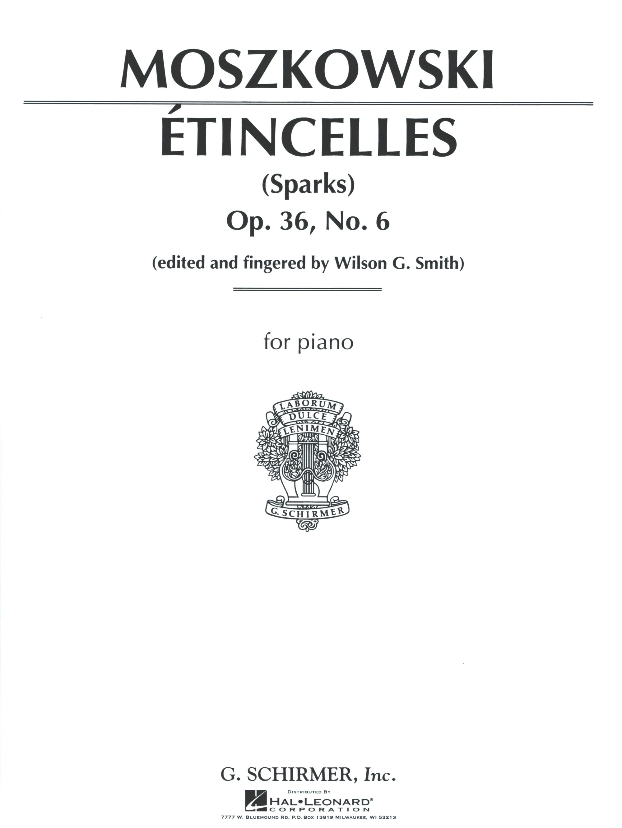 Moszkowski: Étincelles, Op. 36, No. 6 (Sparks)