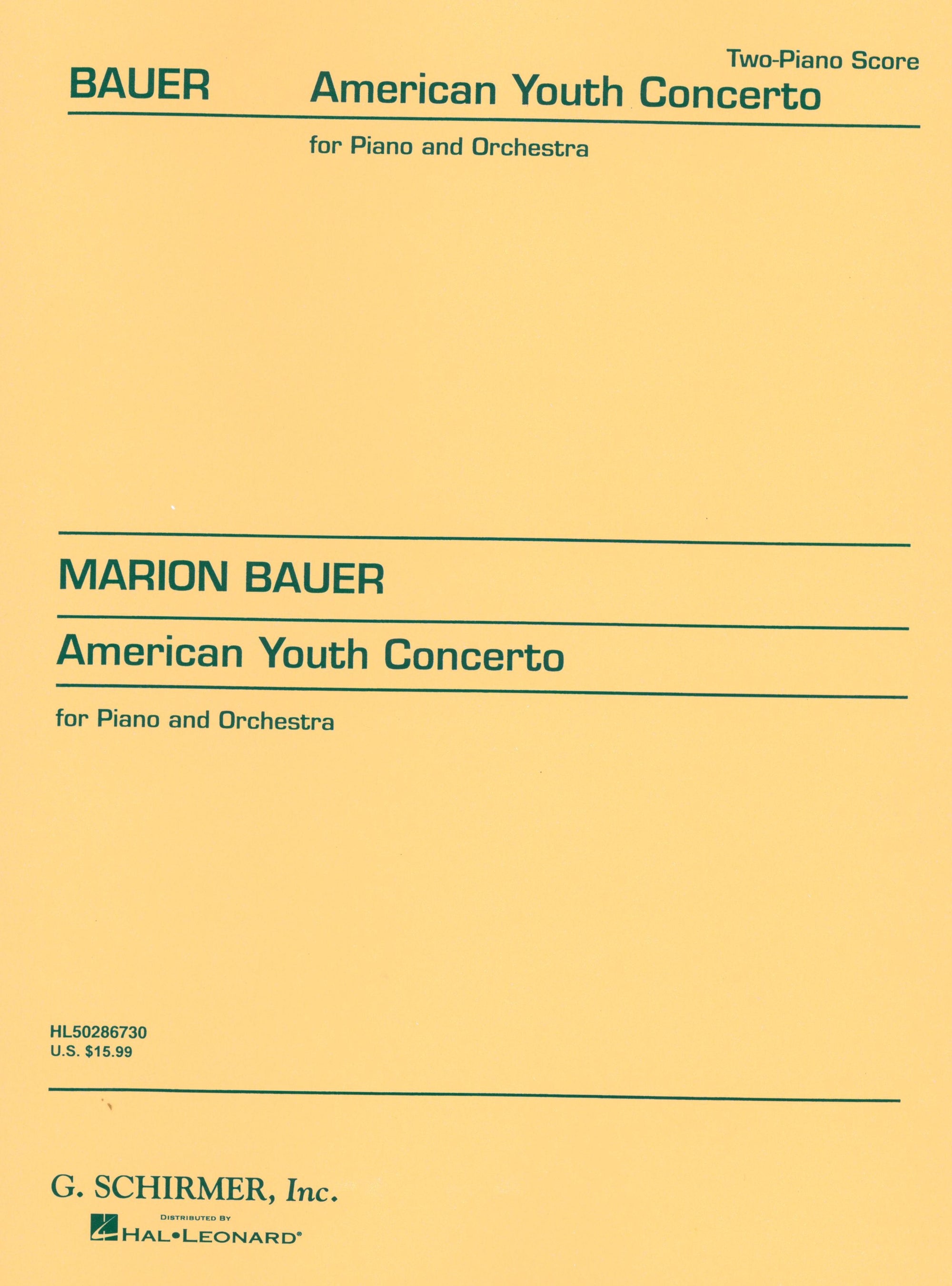 Bauer: American Youth Concerto
