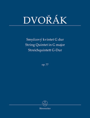 Dvořák: String Quintet in G Major, Op. 77