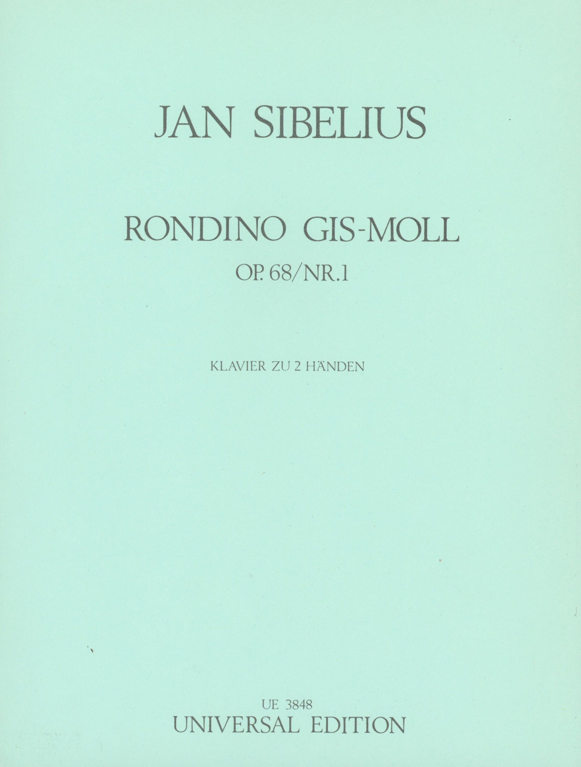 Sibelius: Rondino in G-sharp Minor, Op. 68, No. 1