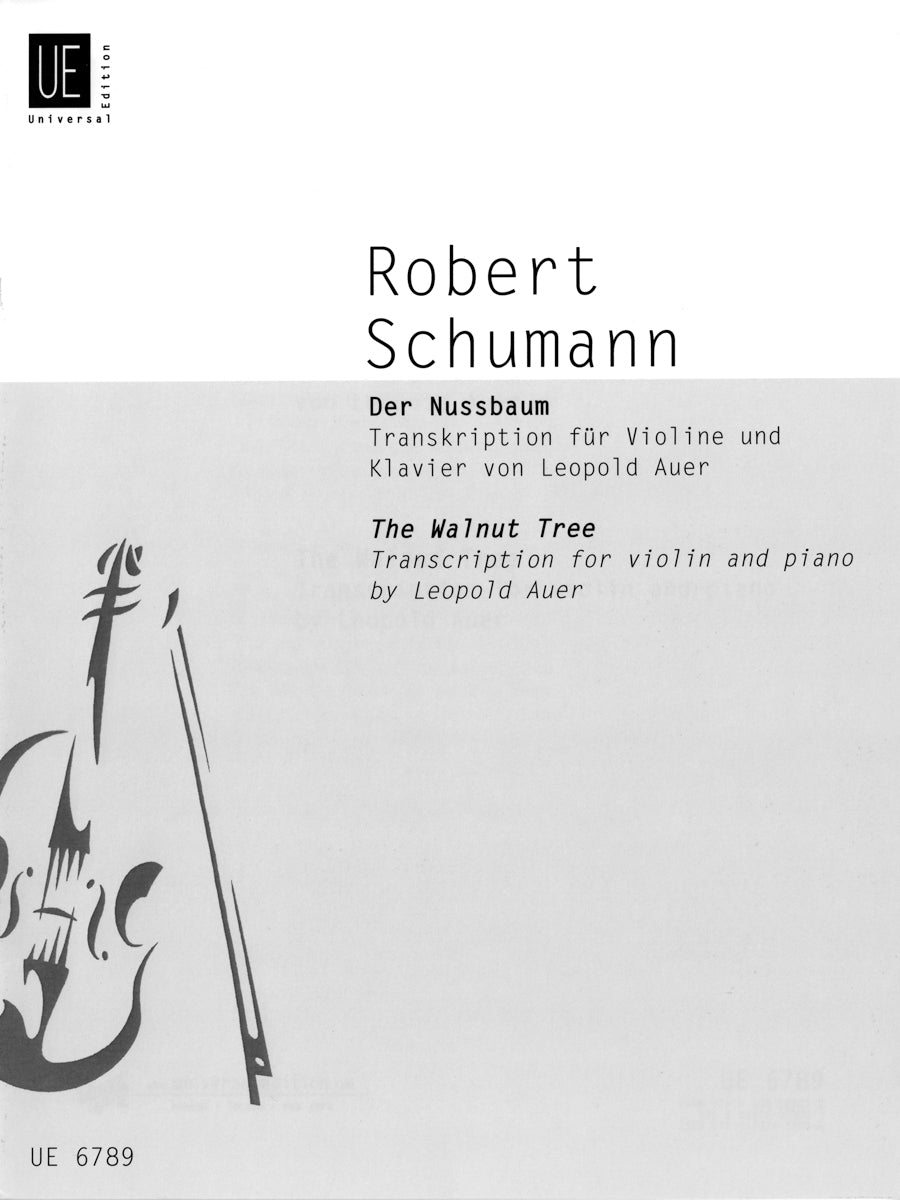 Schumann: Der Nussbaum (arr. for violin & piano)