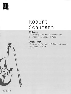 Schumann: Widmung (arr. for violin & piano)