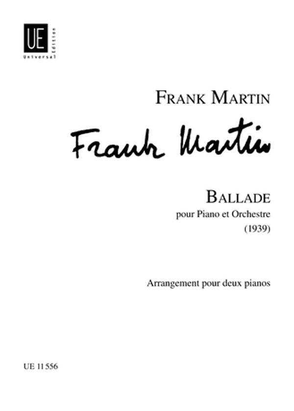 F. Martin: Ballade for Piano and Orchestra