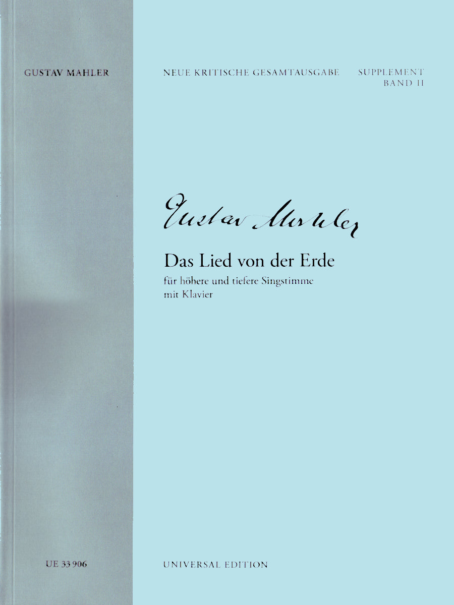 Mahler: Das Lied von der Erde (Version for Voices and Piano)
