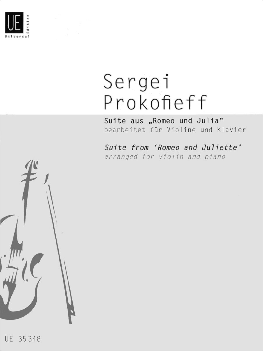 Prokofiev: Suite from "Romeo and Juliet" (arr. for violin & piano)