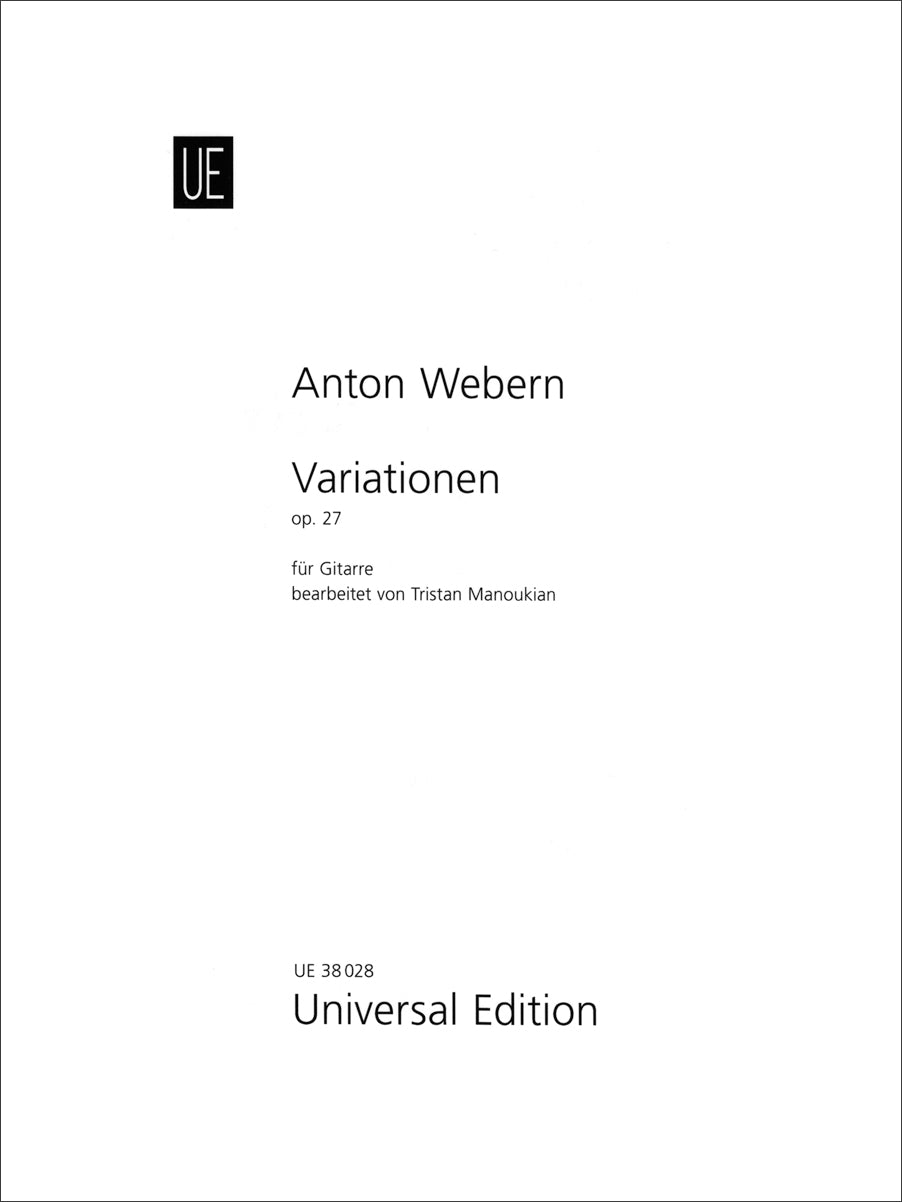 Webern: Variations, Op. 27 (arr. for guitar)