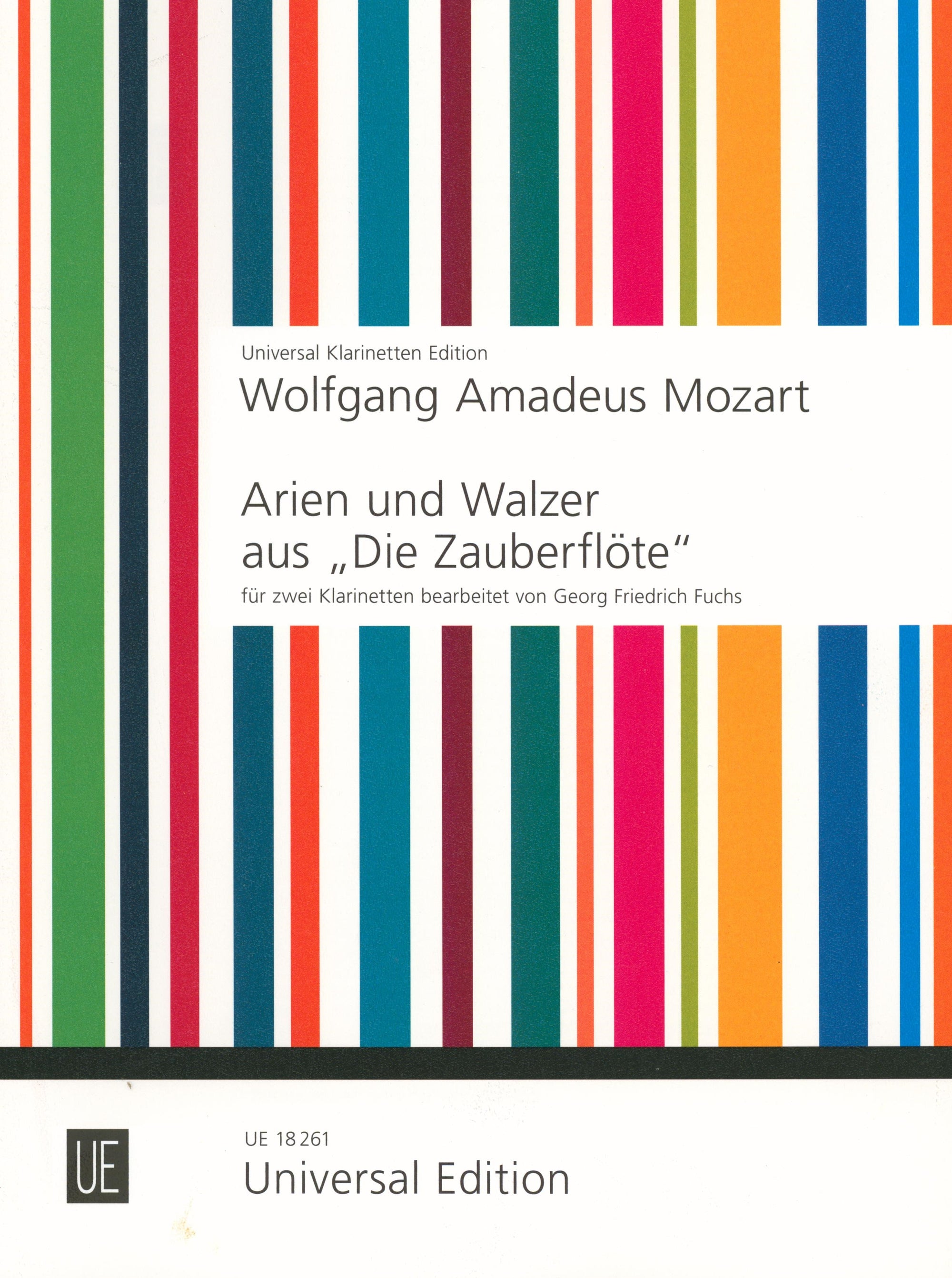 Mozart: Airs and Waltzes from the Magic Flute (arr. for 2 clarinets)