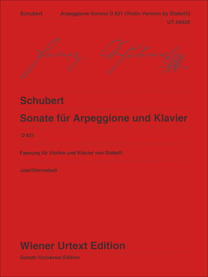 Schubert: Arpeggione Sonata, D 821 (arr. for violin)
