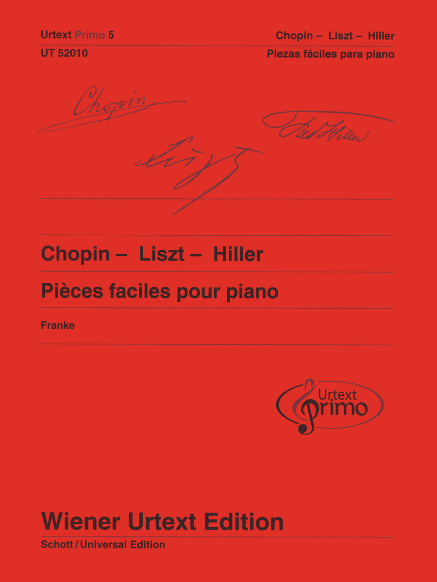 Chopin-Liszt-Hiller: Easy Piano Pieces