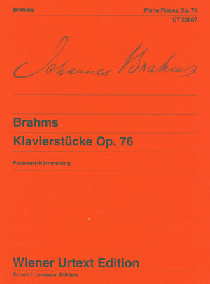 Brahms: 8 Piano Pieces, Op. 76