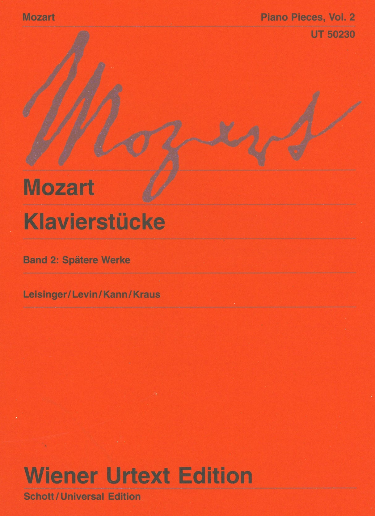 Mozart: Piano Pieces - Volume 2 (Later Works)