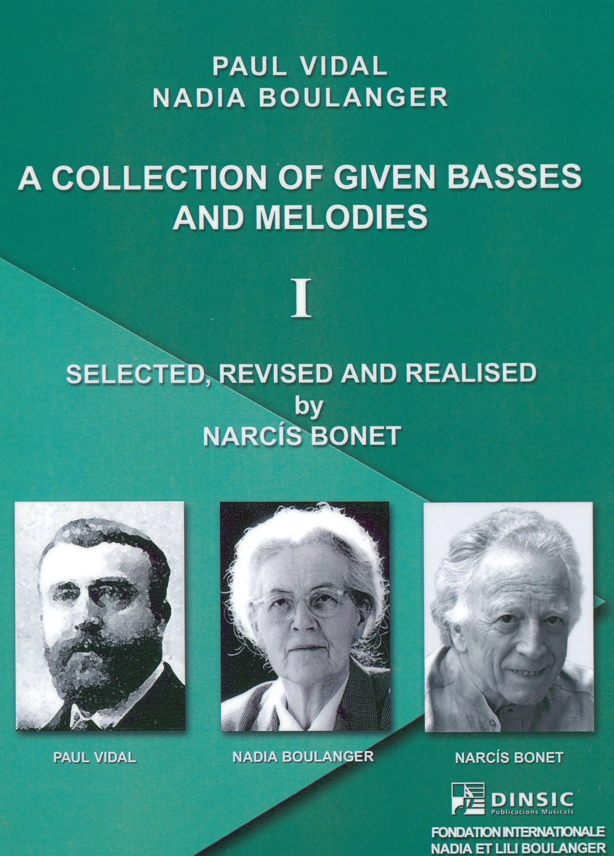 A Collection of Given Basses and Melodies - Volume 1