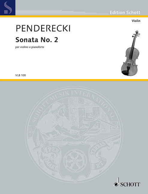 Penderecki: Violin Sonata No. 2