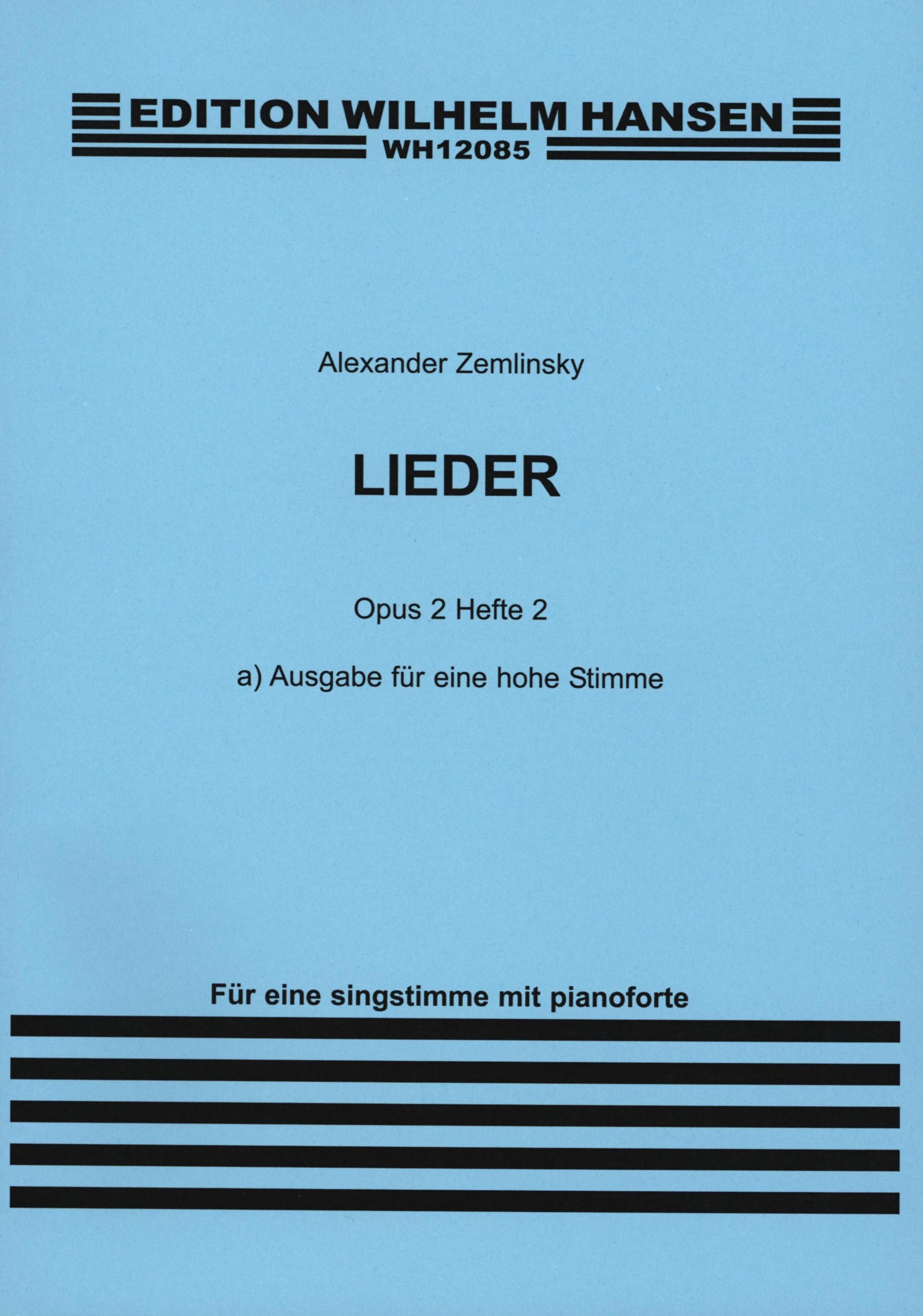 Zemlinsky: Lieder, Op. 2 - Book 2