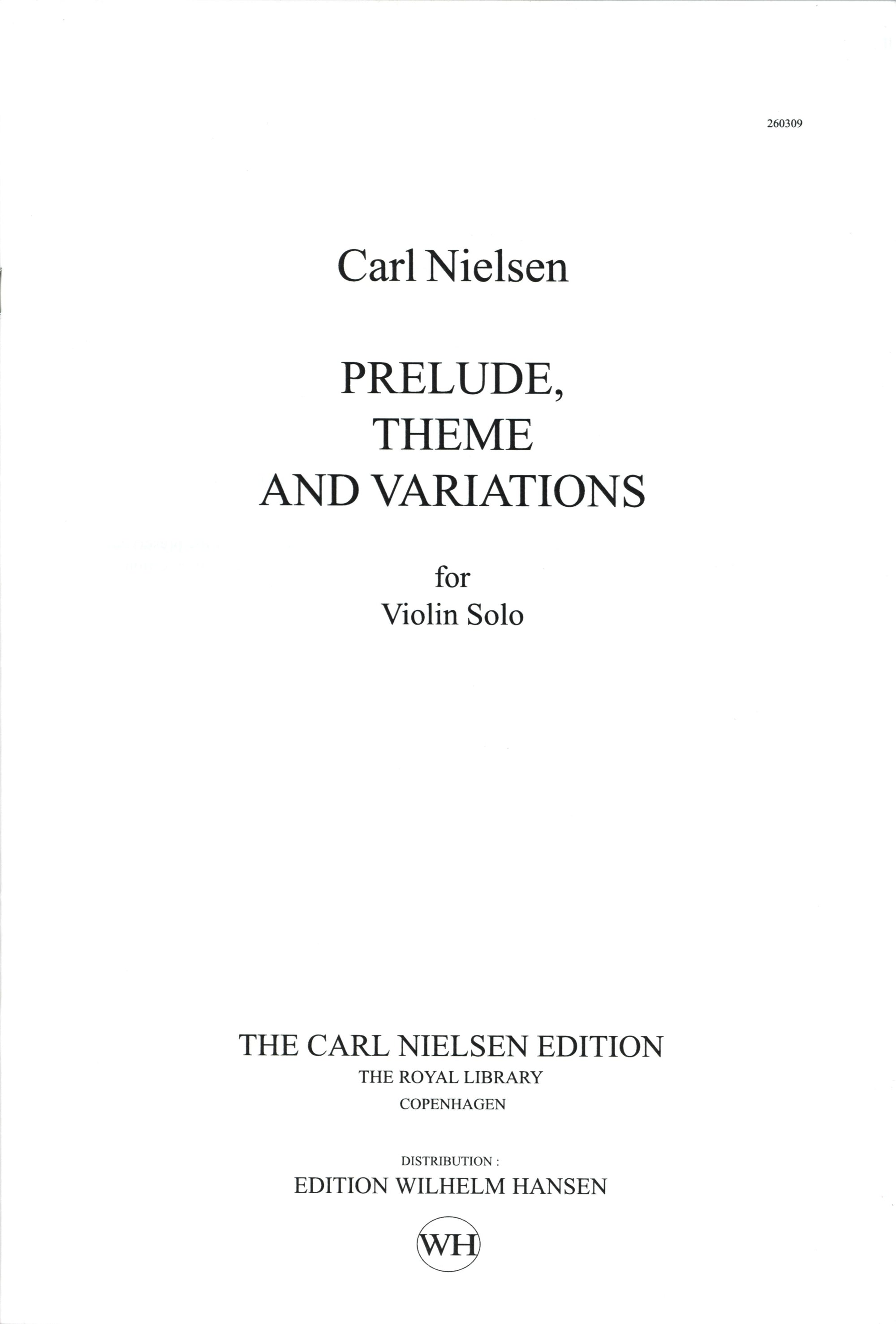 Nielsen: Prelude, Theme and Variations, Op. 48