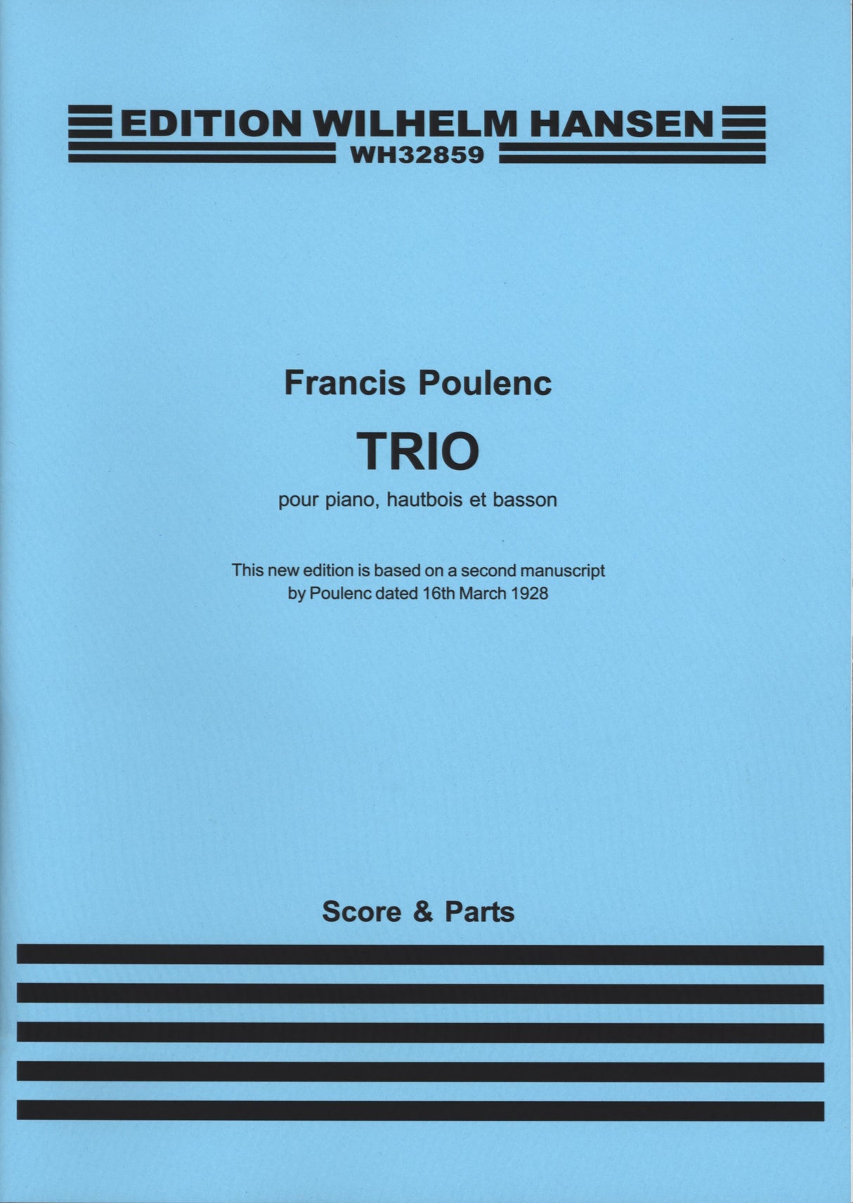 Poulenc: Trio for Piano, Oboe and Bassoon