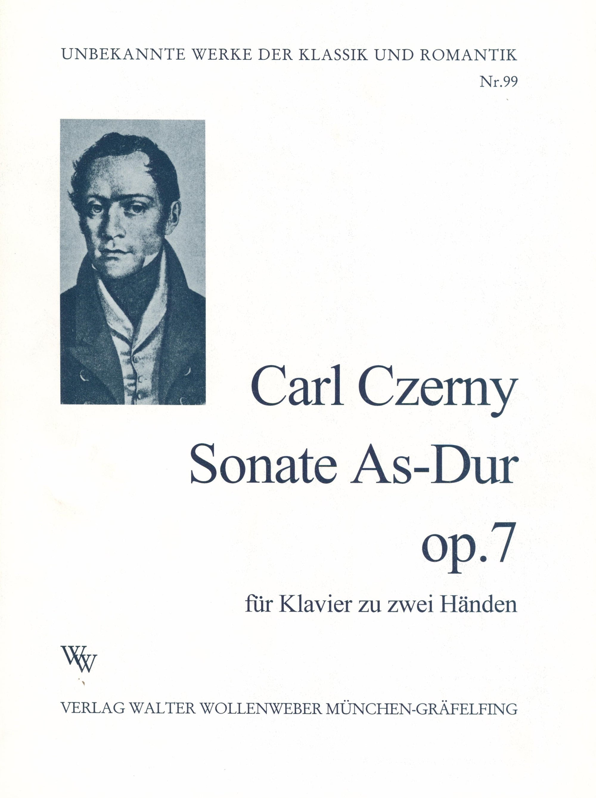 Czerny: Piano Sonata in A-flat Major, Op. 7