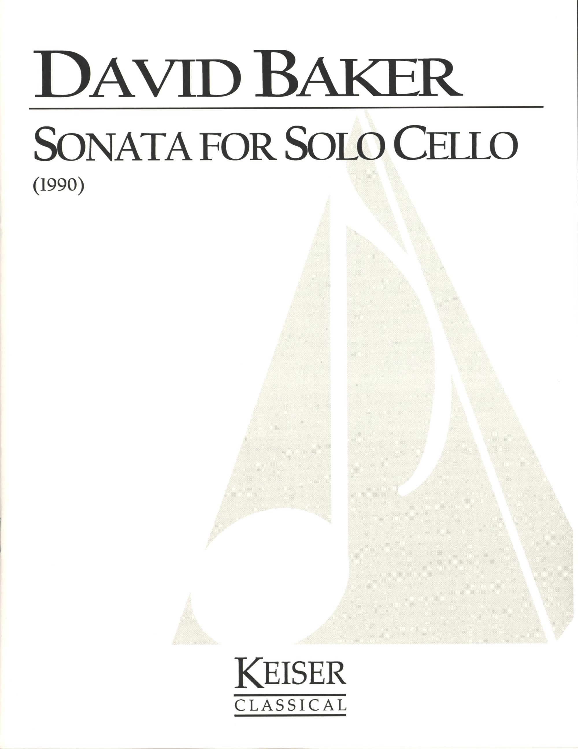 Baker: Sonata for Solo Cello