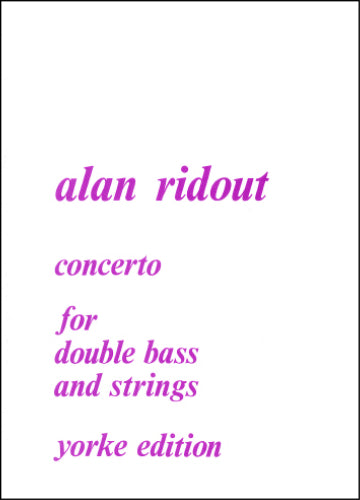 Ridout: Double Bass Concerto