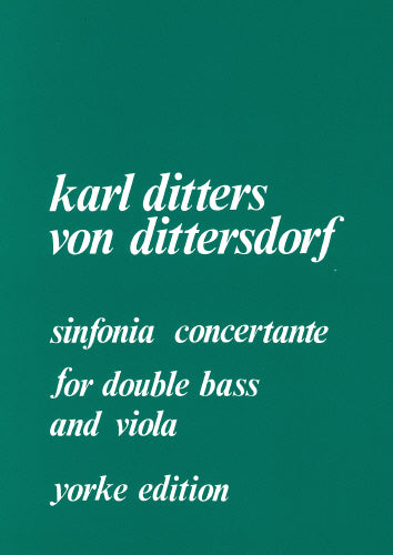 Dittersdorf: Sinfonia Concertante for Viola & Double Bass
