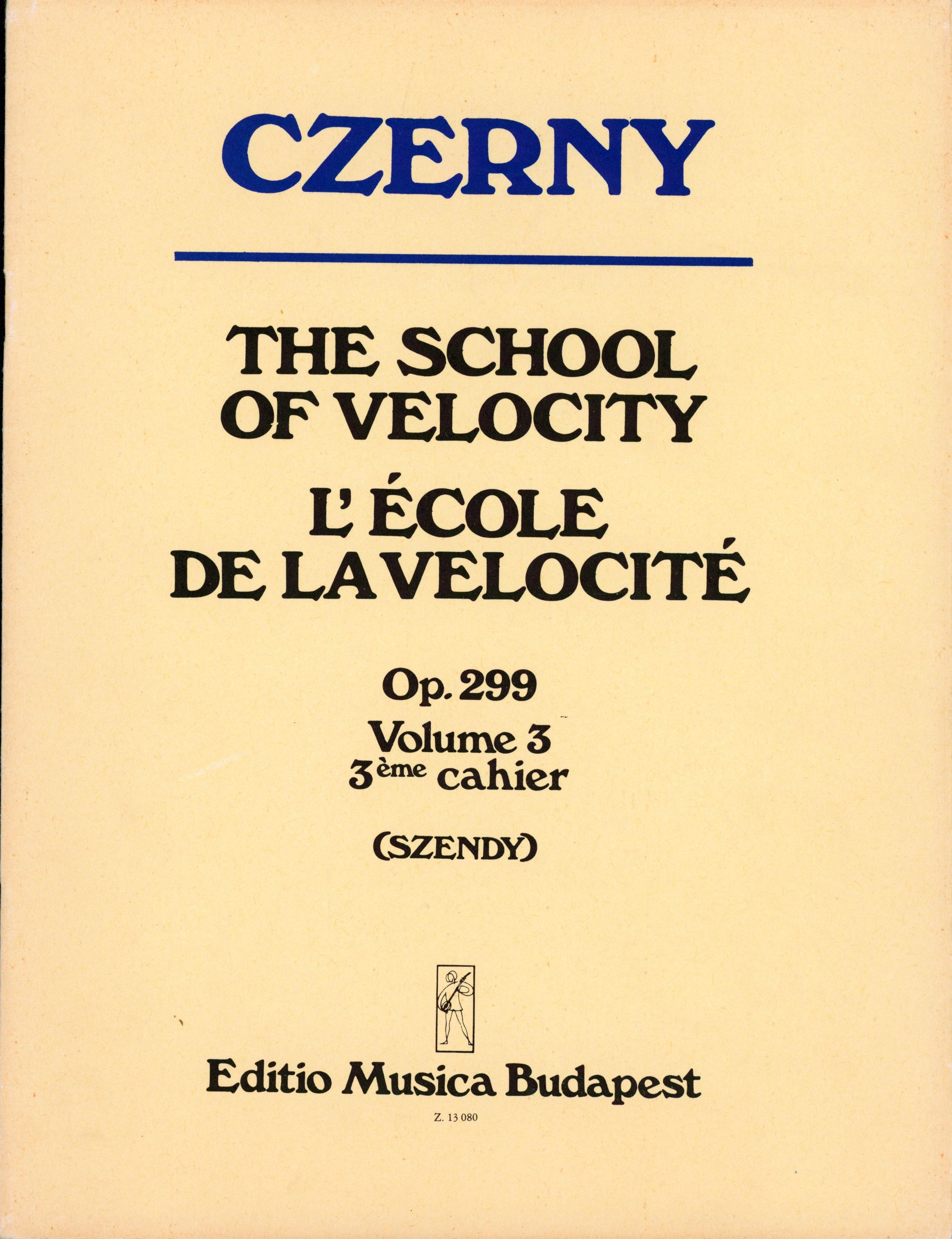 Czerny: School of Velocity, Op. 299 - Volume 3