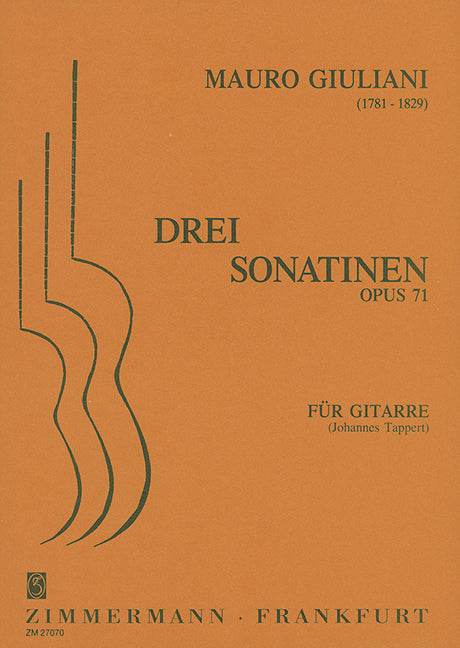 Giuliani: 3 Sonatinas, Op. 71
