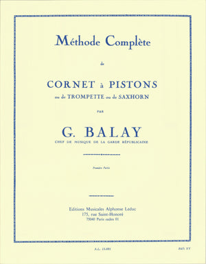 Balay: Complete Cornet Method – Volume 1