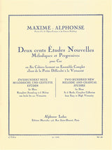 Maxime-Alphonse: 200 New Etudes - Volume 4 (20 Difficult Studies)