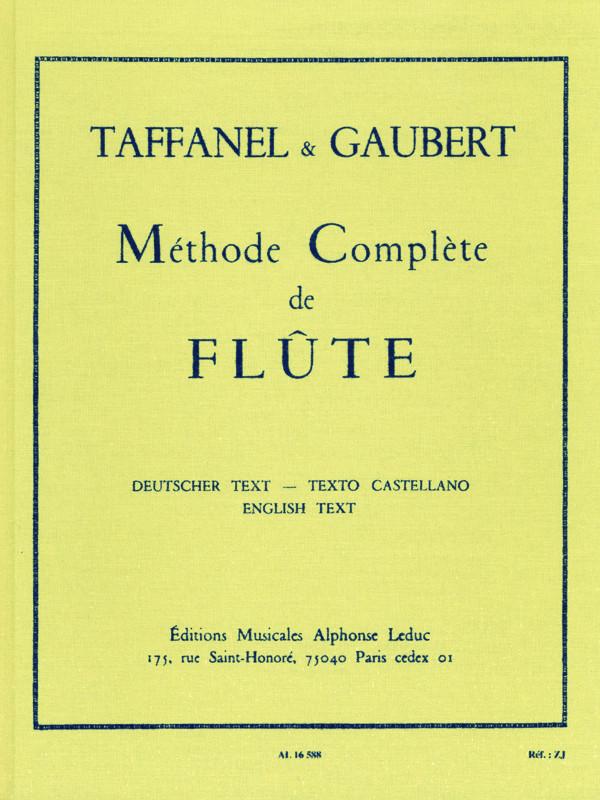 Taffanel/Gaubert: Complete Flute Method