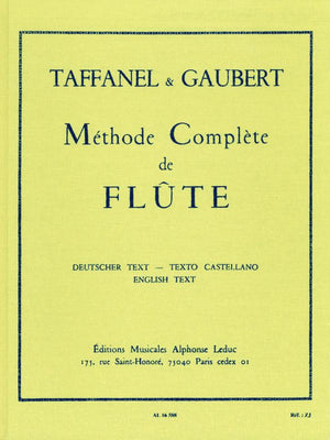 Taffanel/Gaubert: Complete Flute Method