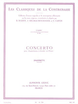 Dragonetti: Double Bass Concerto in G Major