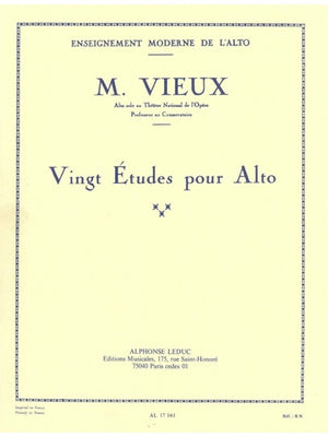 Vieux: 20 Studies for Viola
