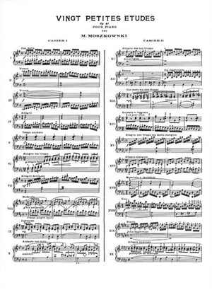 Moszkowski: 20 Petite Etudes, Op. 91 – Volume 1 (Nos. 1-10)