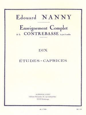 Nanny: 10 Études-Caprices