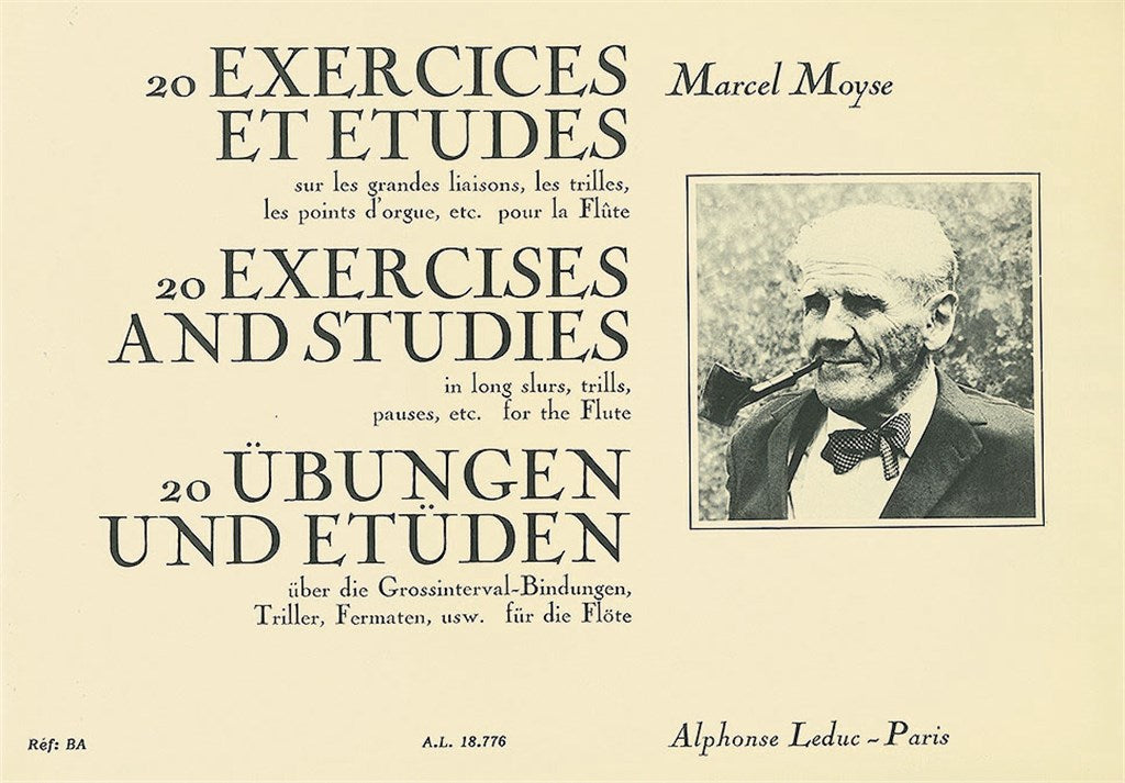 Moyse: 20 Exercises and Studies for the Flute