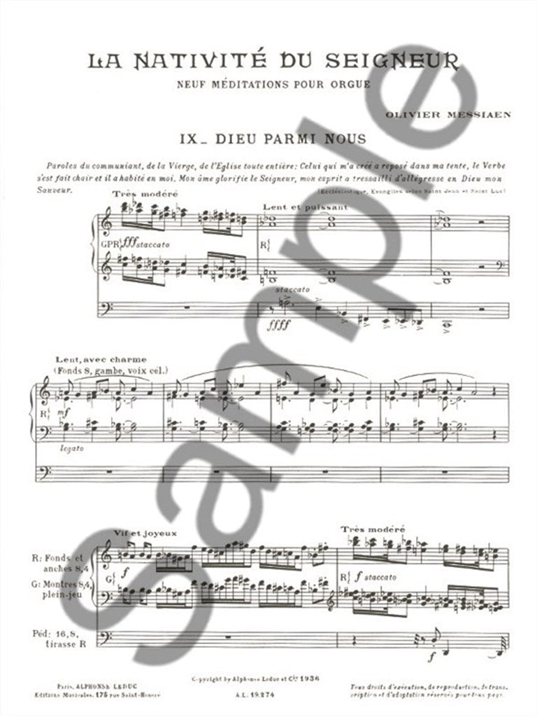 Messiaen: La Nativité du Seigneur - Volume 4