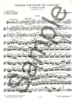 Demersseman: Grande Fantaisie de Concert, Op. 52
