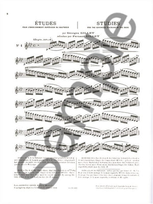 Gillet: Studies for the Advance Teaching of the Oboe
