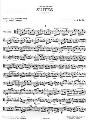 Bach: 6 Cello Suites (arr. for tenor trombone)