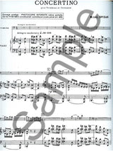 Spisak: Concertino for Trombone and Orchestra or Pinano